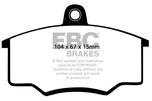 Ebc ultimax2 bremsbeläge - ultimax2,